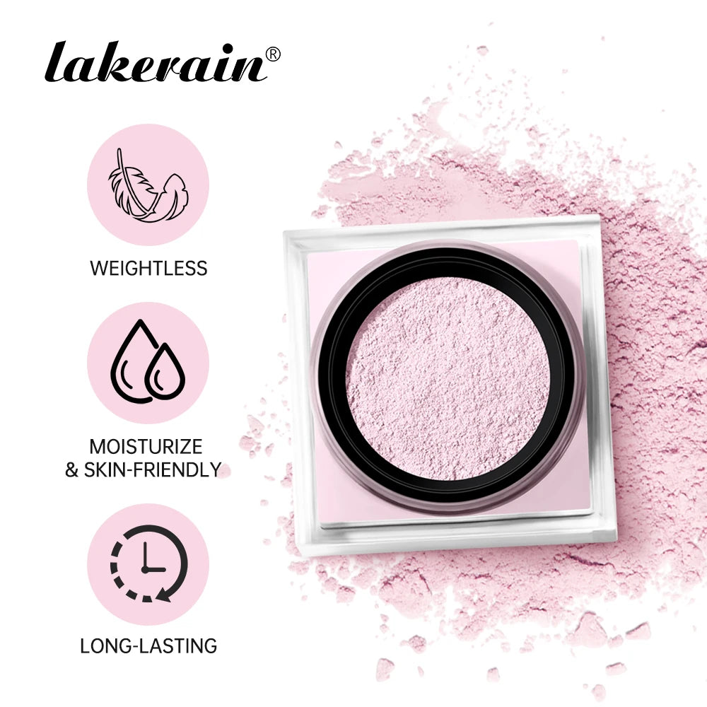 Daily Makeup Routine Loose Setting Powder for Flawless Matte Finish