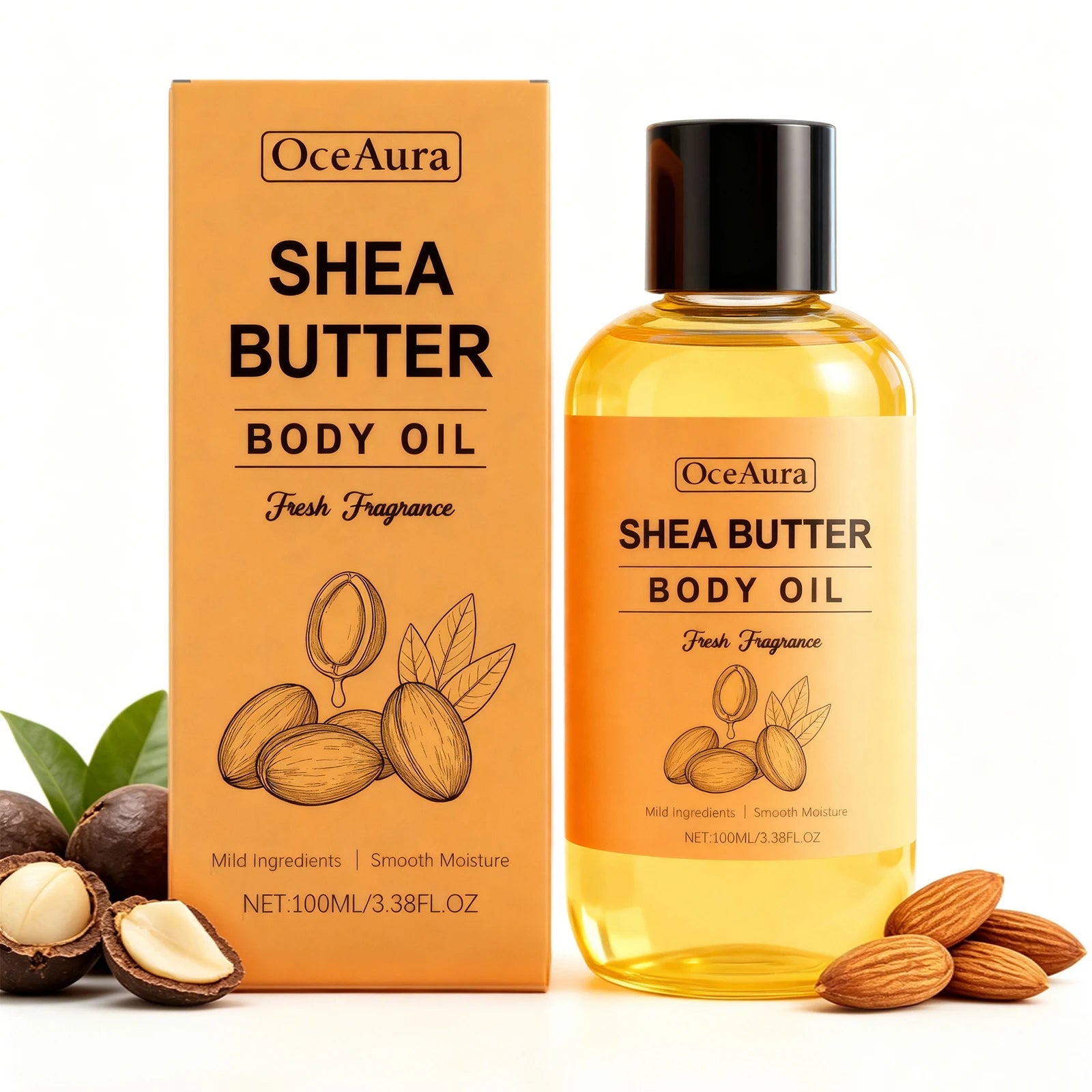 Dry Skin Shea Butter Body Oil for Deep Nourishing and Fast Absorption - 11