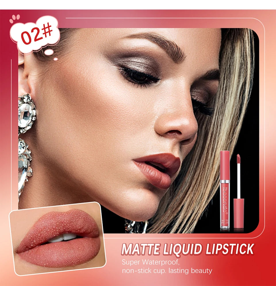 Daily Makeup Matte Liquid Lipstick Long Lasting Waterproof Lip Gloss