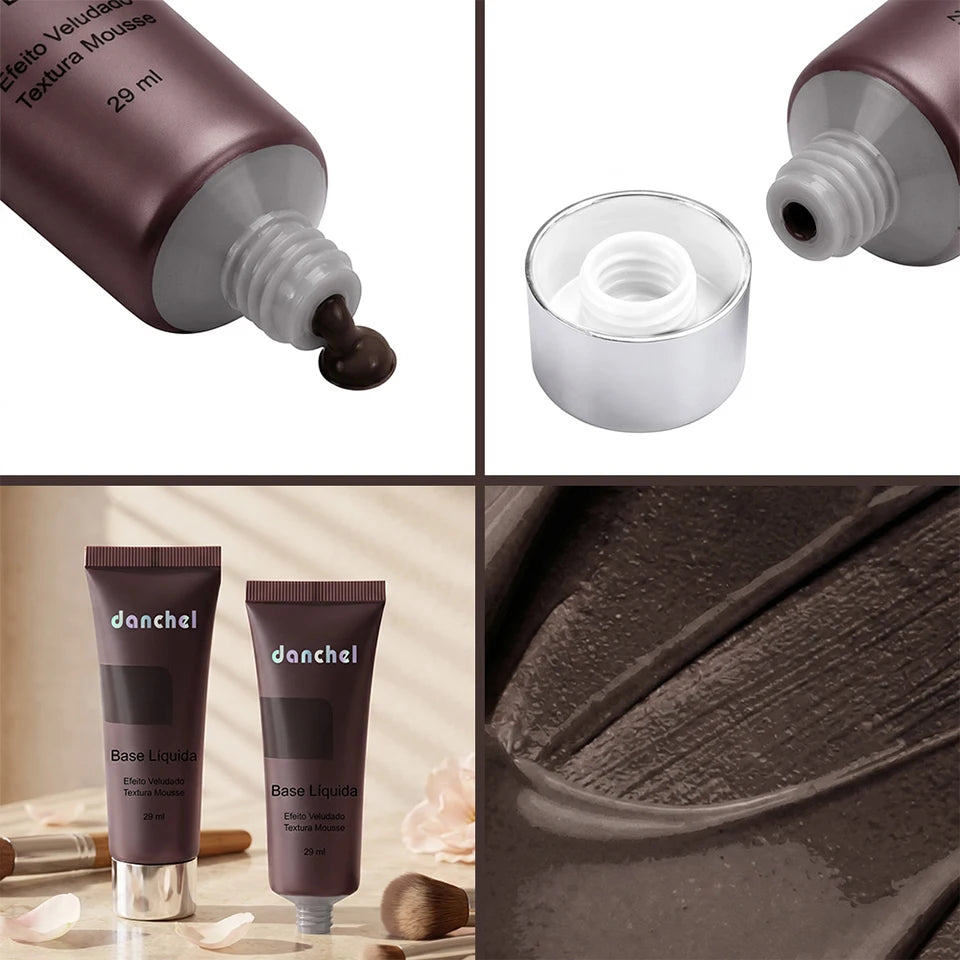 Daily Makeup Routine Liquid Foundation Long Lasting Velvet Matte Finish