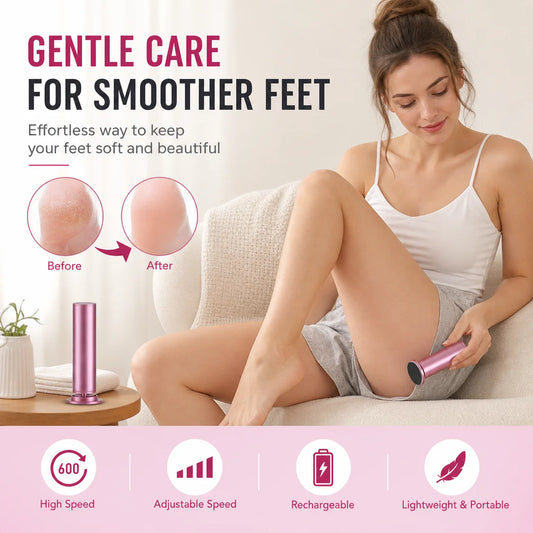 Home Pedicure Electric Callus Remover for Smooth Heels