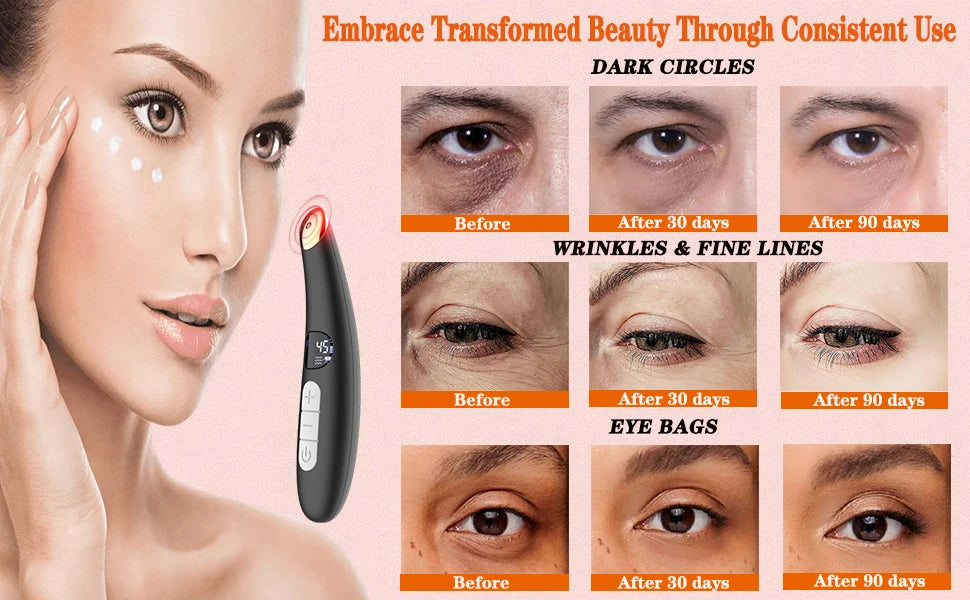 Daily Skincare Routine 3 in 1 Eye Lift Wand for Dark Circles and Puffiness