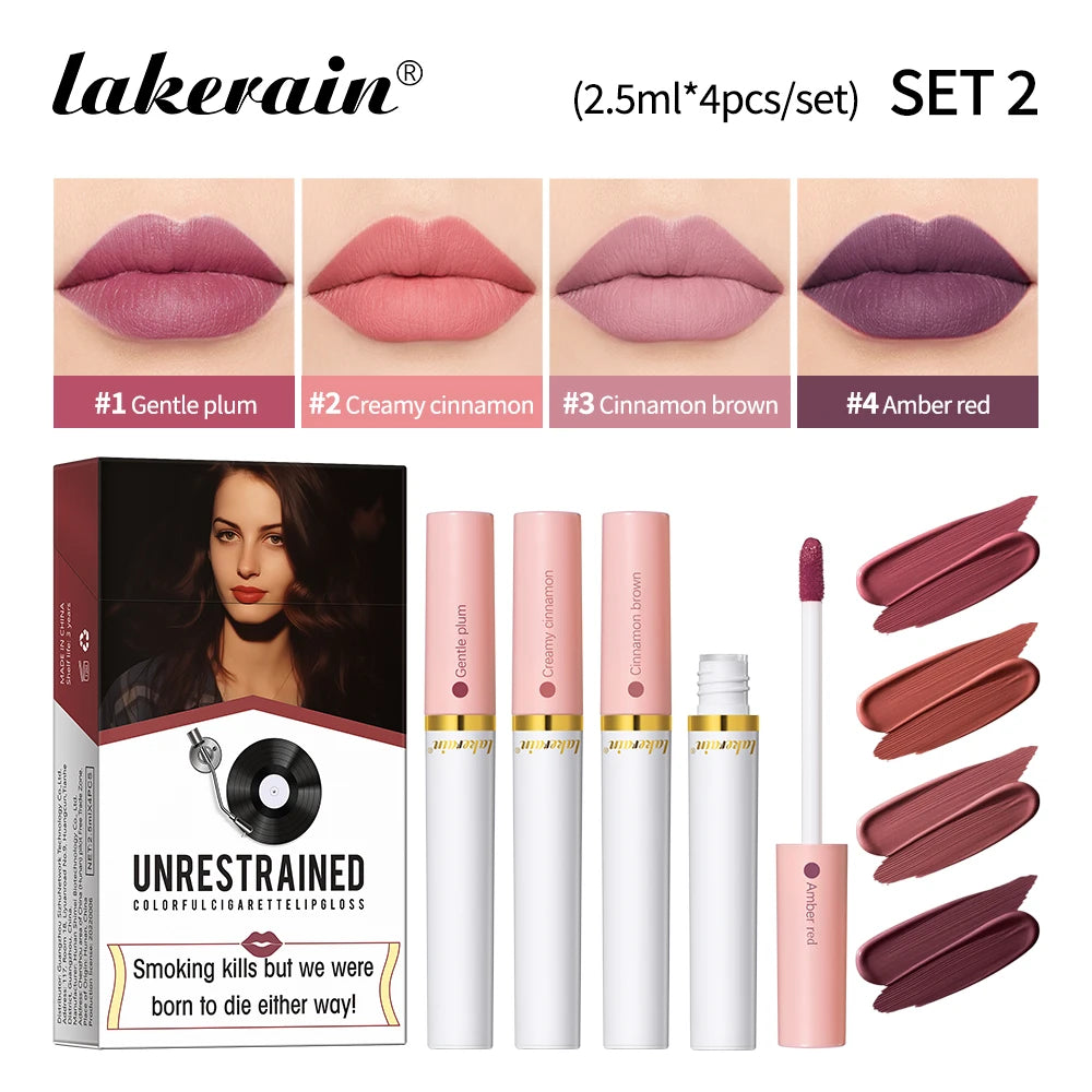 Daily makeup matte lipstick set for long lasting velvet lip tint color - 23