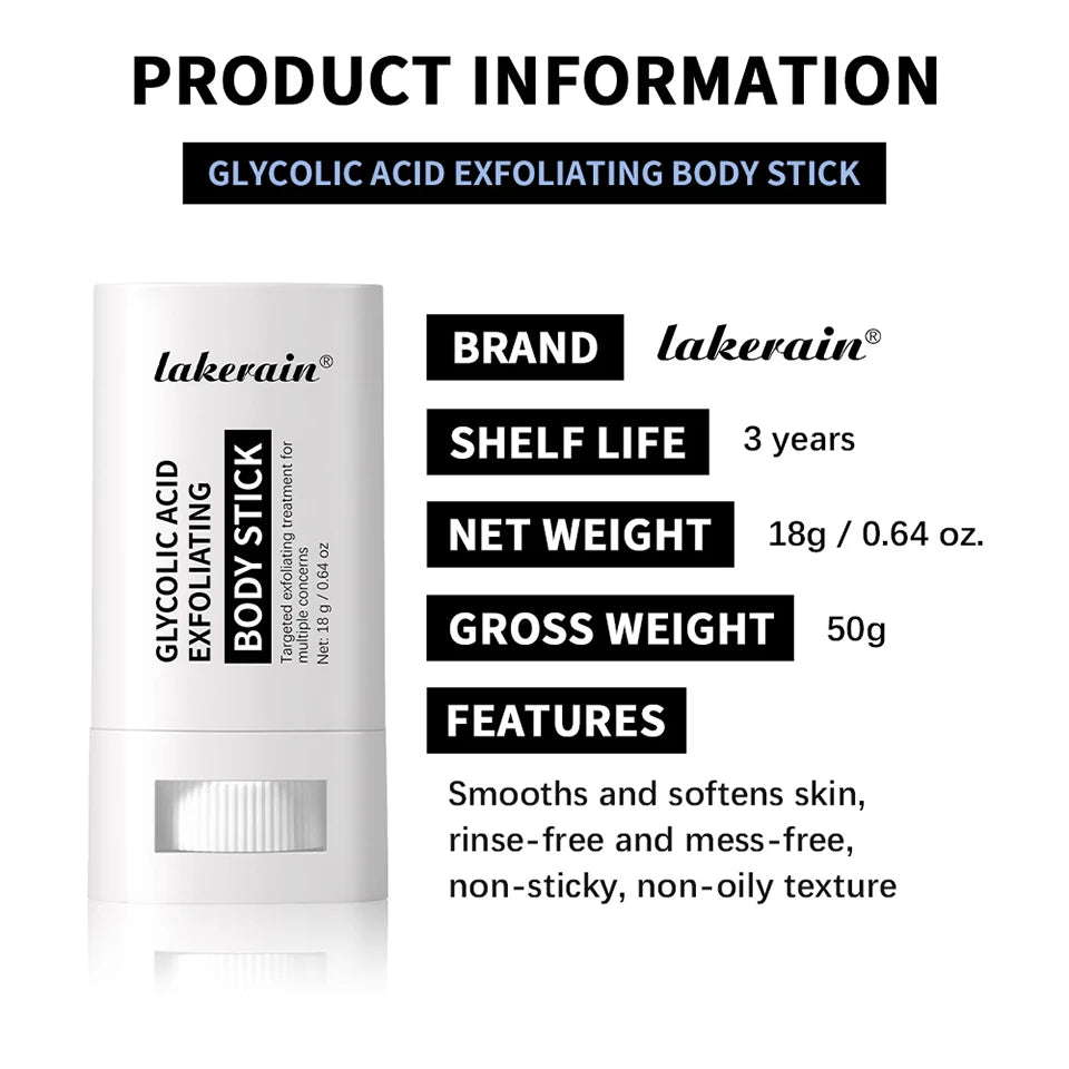 Dry skin care Glycolic Acid Exfoliating Body Stick for smooth skin - 18