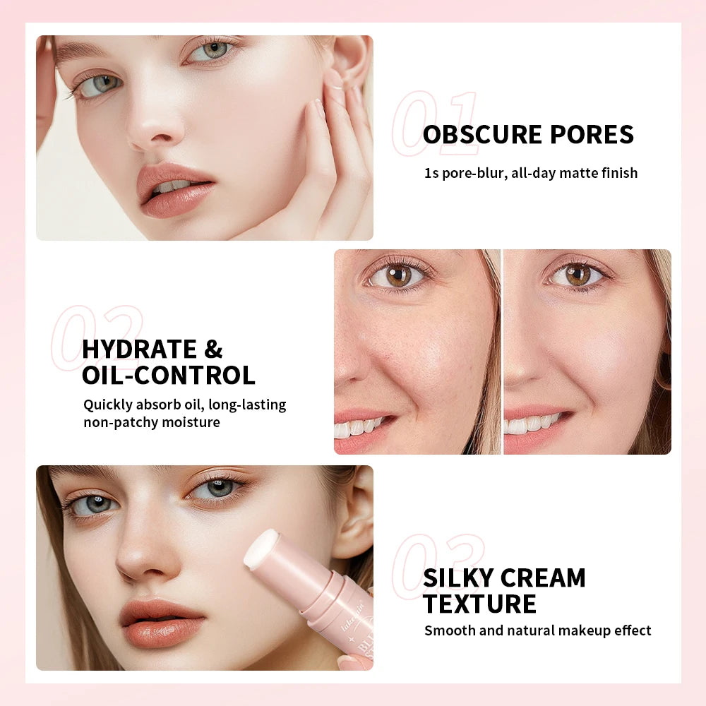 Daily Makeup Blur Stick Invisible Pore Primer for Smooth Matte Skin - 4