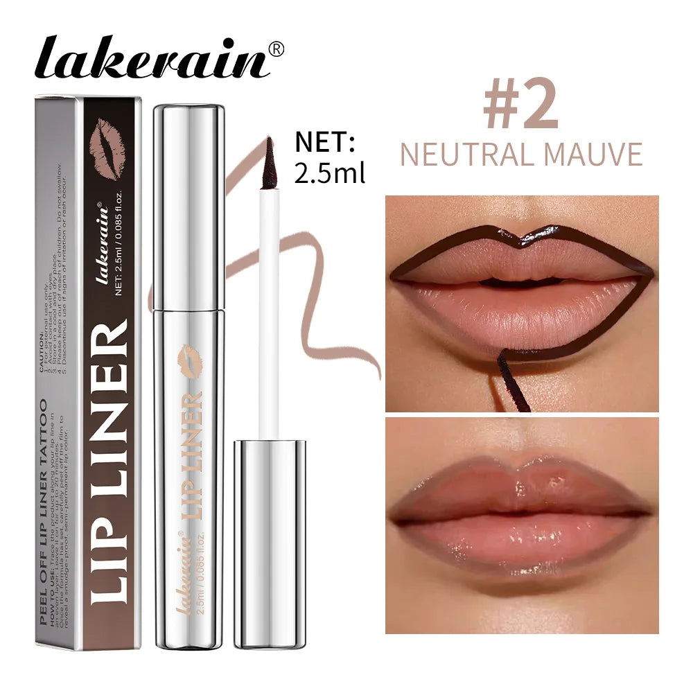 Daily Makeup Peel Off Lip Liner Tattoo for Long Lasting Waterproof Wear - 27