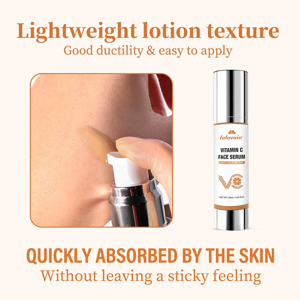 Daily Skincare Routine Vitamin C Face Serum for Hydrating and Firm Skin