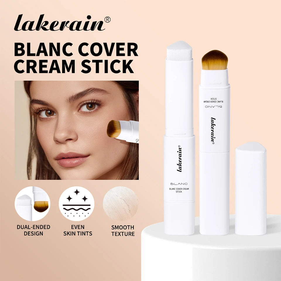 Daily Makeup Routine Dual Ended Color Changing Foundation Stick Smoothly - 7