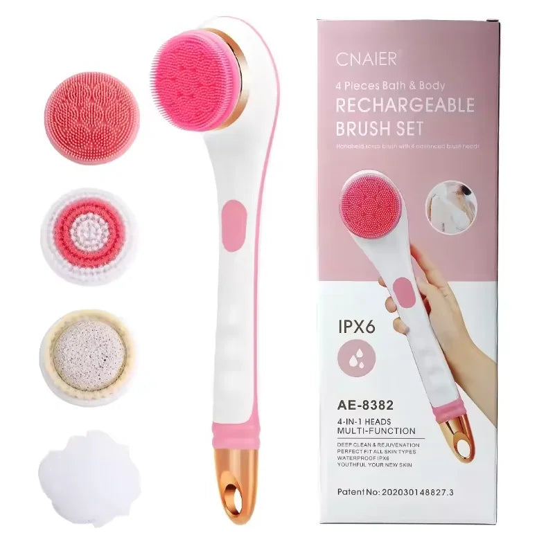 Bathroom Electric Bath Brush Rotating Body Scrubber - 8