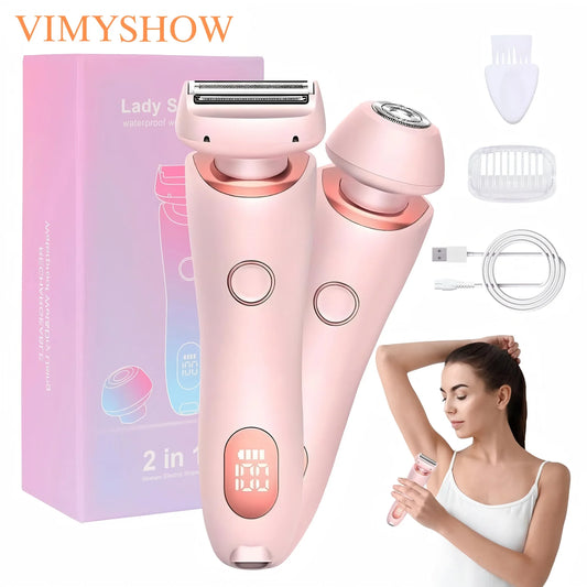 Smooth Shaving Electric Shaver for Painless Body and Facial Hair Removal