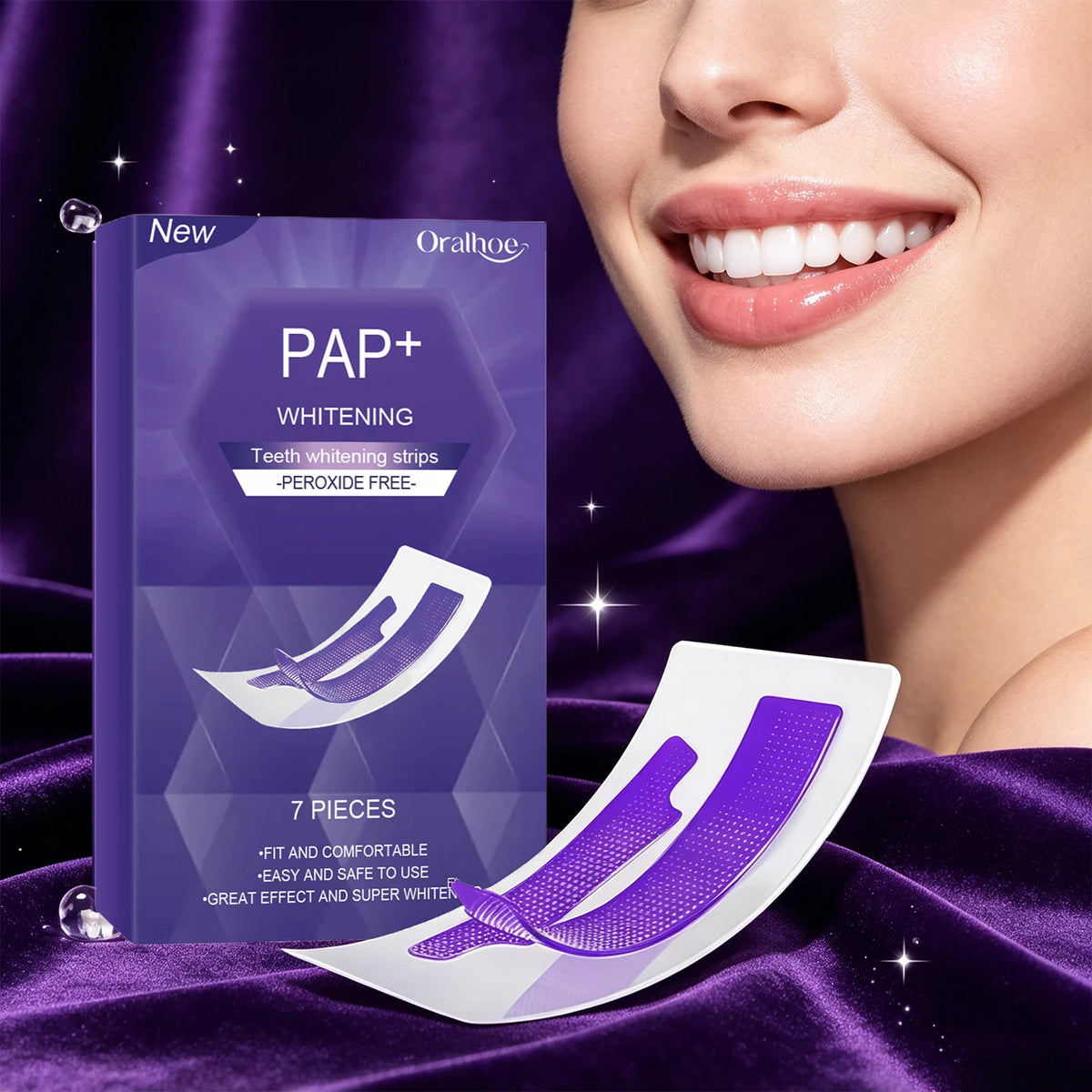 Bright Smile Teeth Whitening Strips for Stain Removal