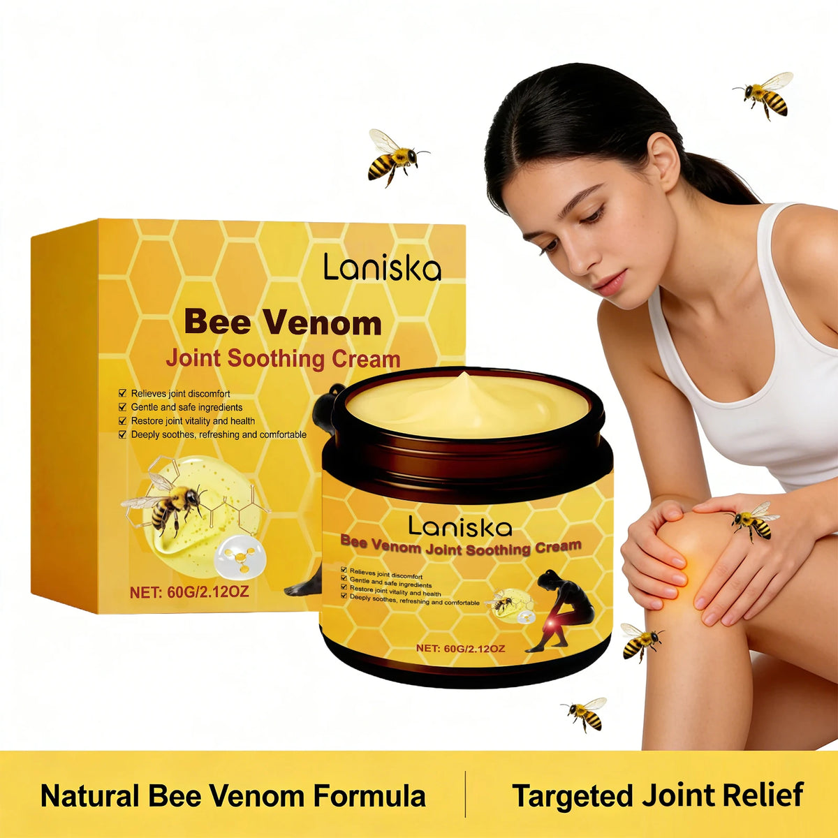 Joint and Muscle Care Bee Venom Soothing Cream for Daily Comfort