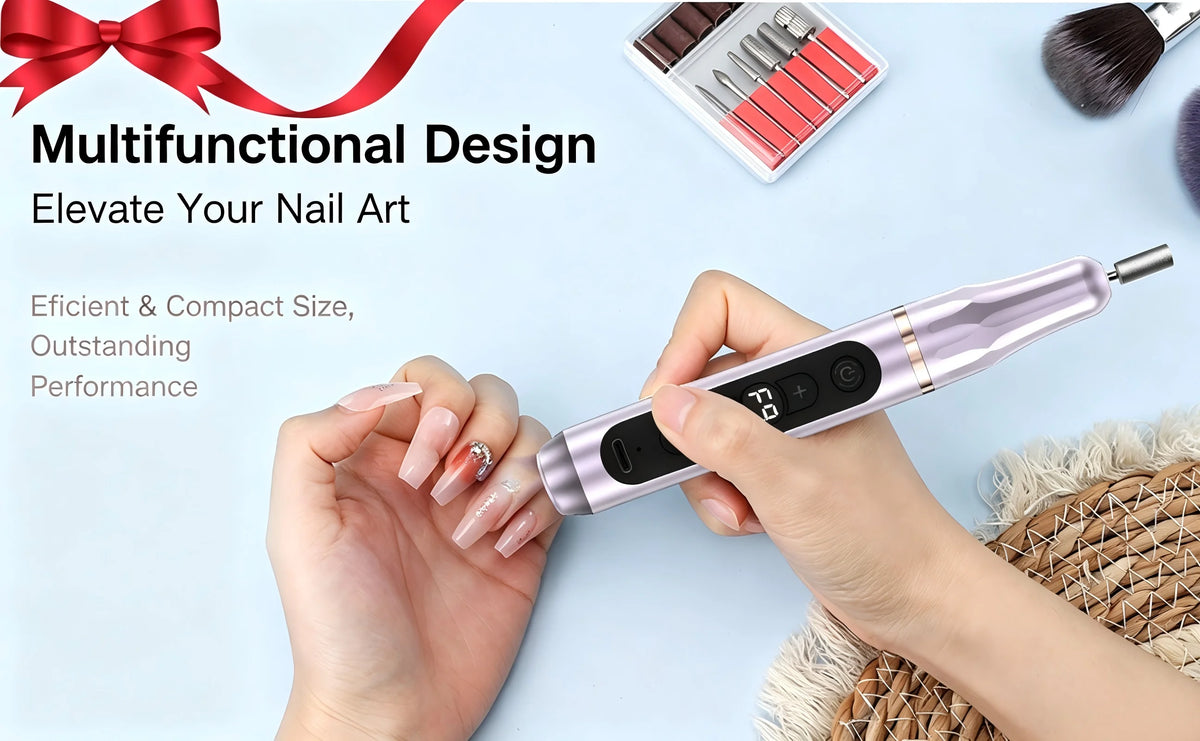 Home Manicure Electric Nail File for Easy Shaping and Polishing