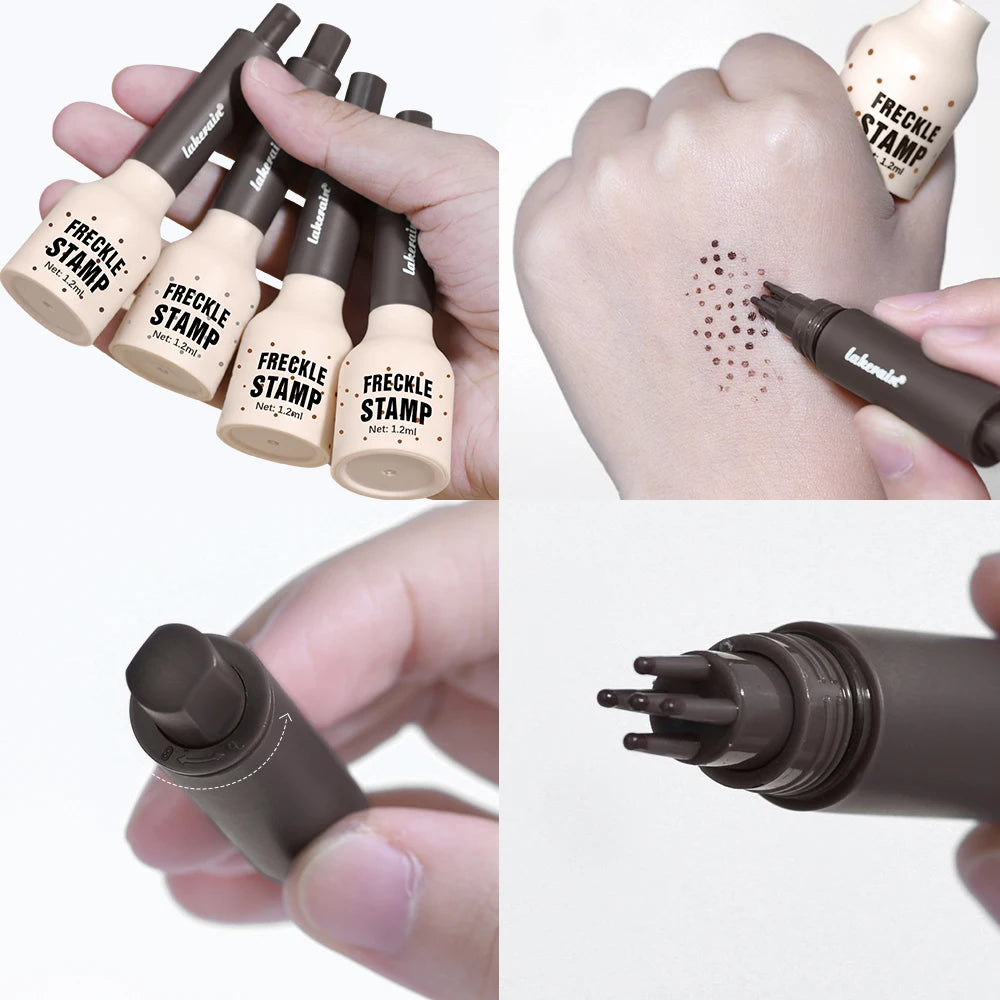 Daily Makeup Freckle Stamp Natural Look Long Lasting Pencil - 5