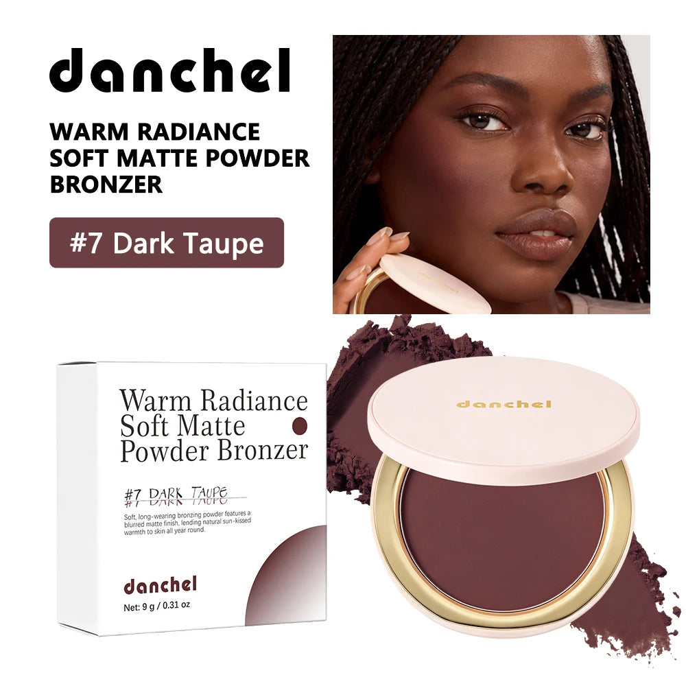Daily Makeup Pressed Bronzer Powder with Natural Matte Long Lasting Finish