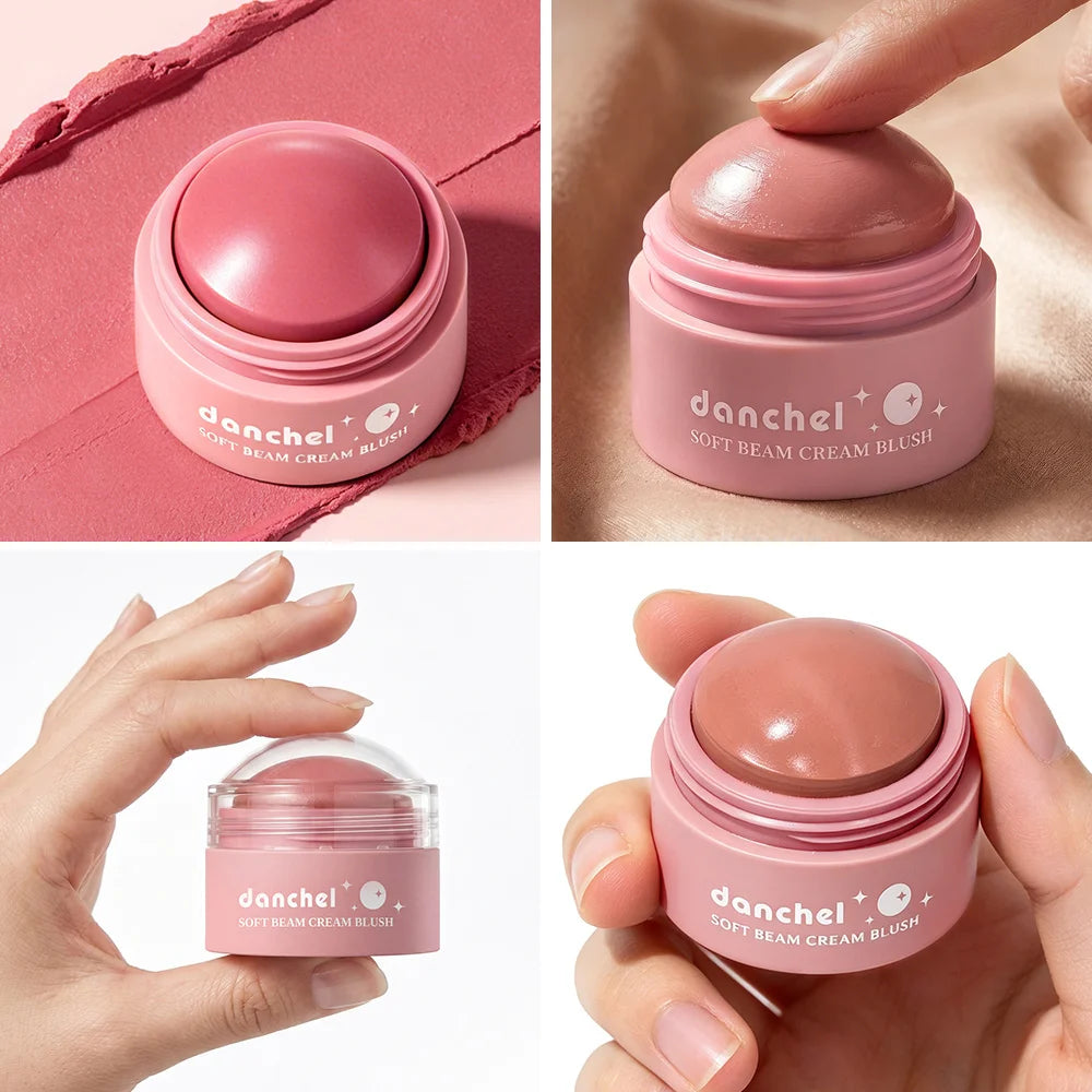 Daily Makeup Soft Cream Blush Long Wearing Multi Use Smooth Texture - 6