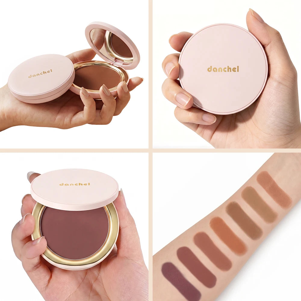 Daily Makeup Pressed Bronzer Powder for Natural Matte Contouring - 5