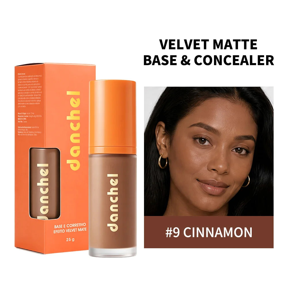 Daily Makeup Liquid Foundation And Concealer Velvet Matte Finish - 30