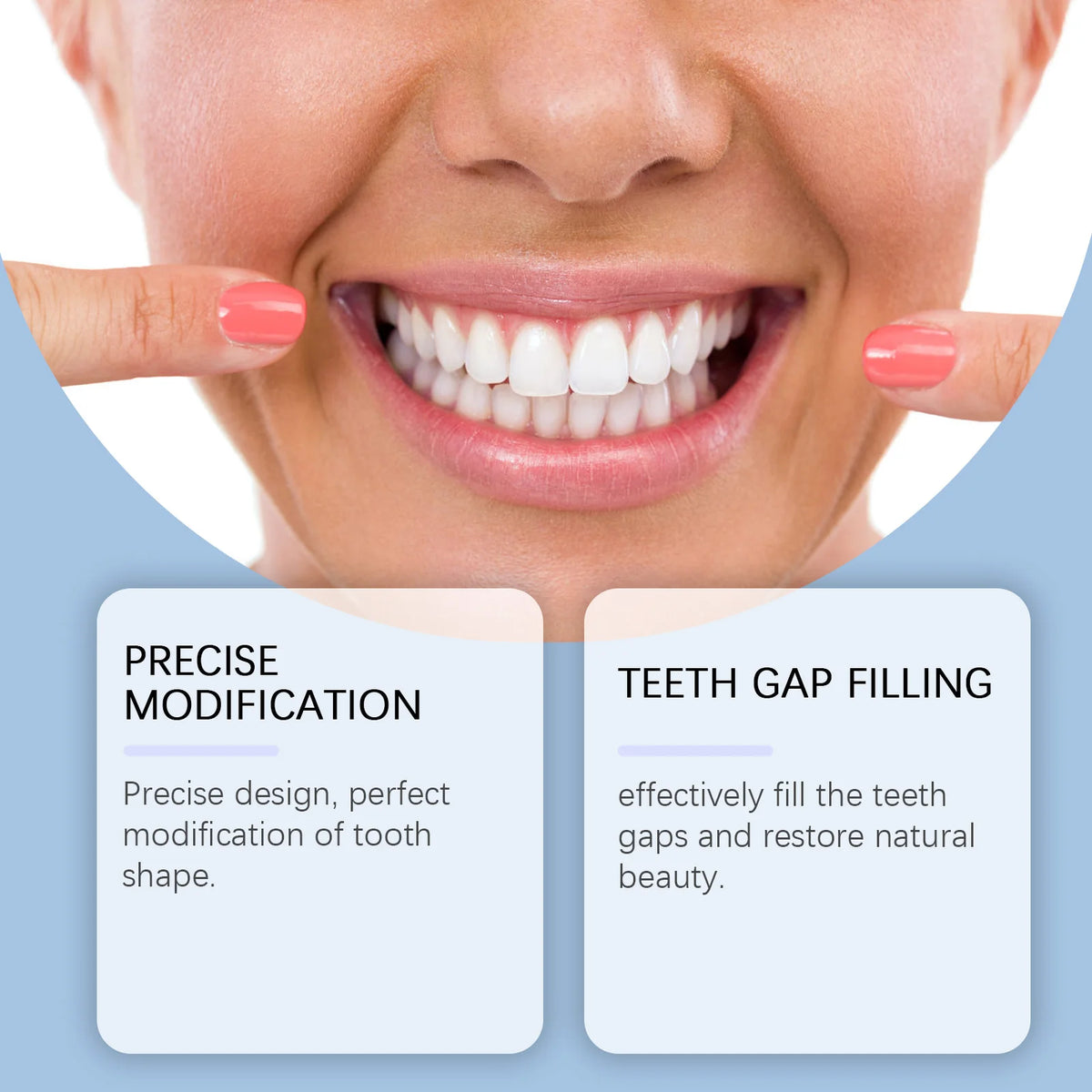 Smile Makeover Snap On Dentures for Gaps And Stains
