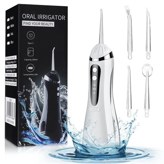 Daily Dental Care Portable Oral Irrigator for Deep Teeth Cleaning