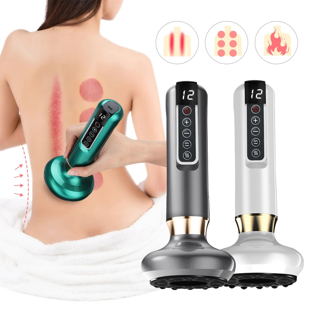 Home relaxation electric cupping massager for soothing body muscle ache - 20