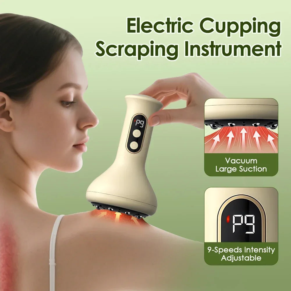Abdominal massage electric massager for heat compress and muscle relaxation