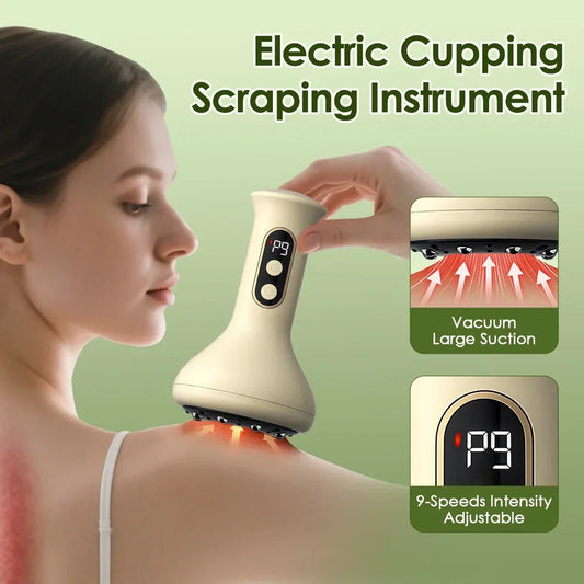 Abdominal massage electric massager for heat compress and muscle relaxation