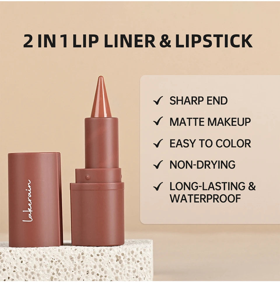Daily Makeup Waterproof Lip Liner Pencil for Long Lasting Definition
