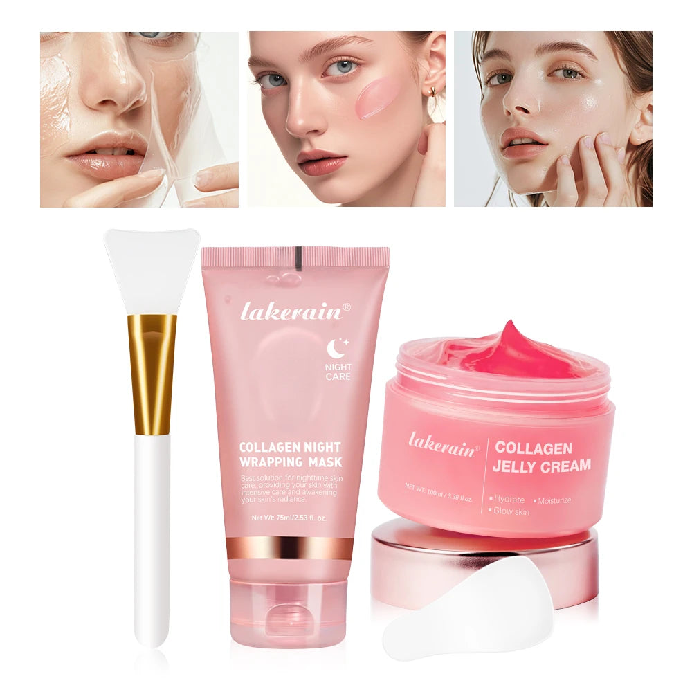 Overnight Skincare Collagen Night Wrapping Peel Off Face Mask