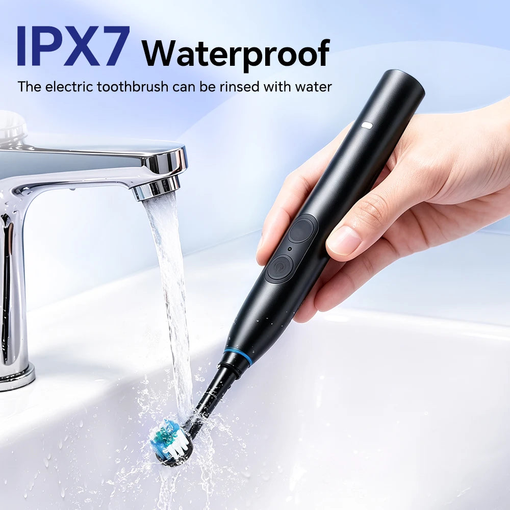 Daily Routine Electric Toothbrush with Rotating Head and Multiple Modes