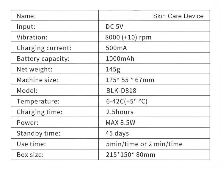 At Home Facial Care Micro Current Beauty Device For Skin Firming - 14