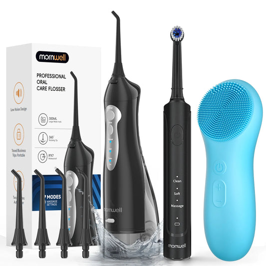 Bathroom Oral Clean Kit Professional Water Flosser & Electric Toothbrush