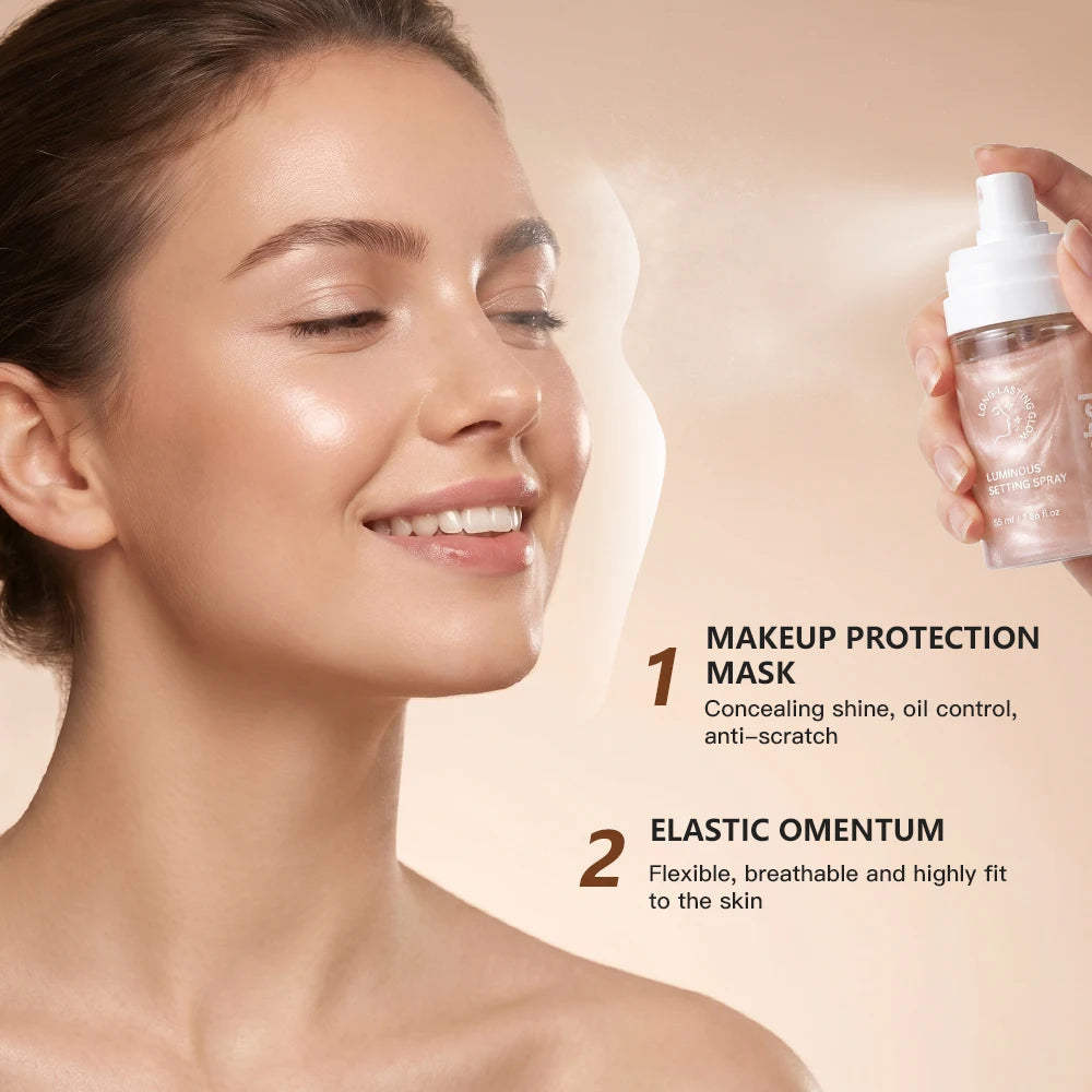 Daily Makeup Luminous Setting Spray Instant Glow Hydration