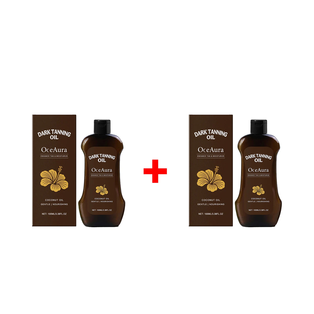 Beach Outdoor Coconut Oil Dark Tanning Oil for Deep Golden Glow