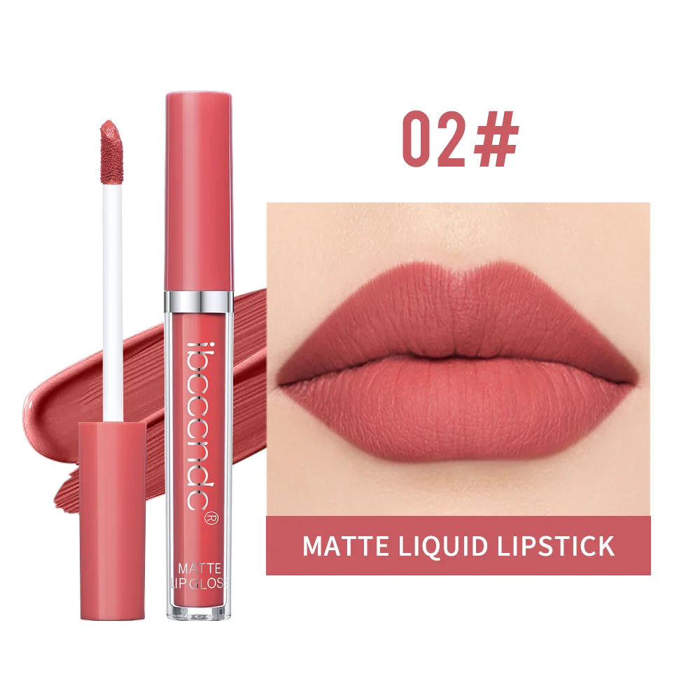 Daily Makeup Matte Velvet Lip Gloss Lipstick Waterproof Non-stick Cup - 31