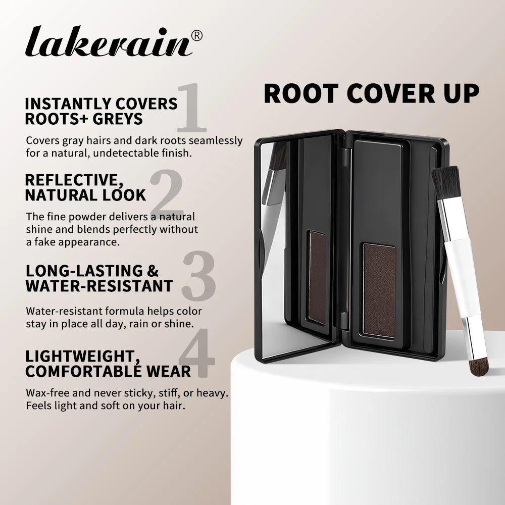 Instantly cover roots and grays at home with natural hair powder palette - 2