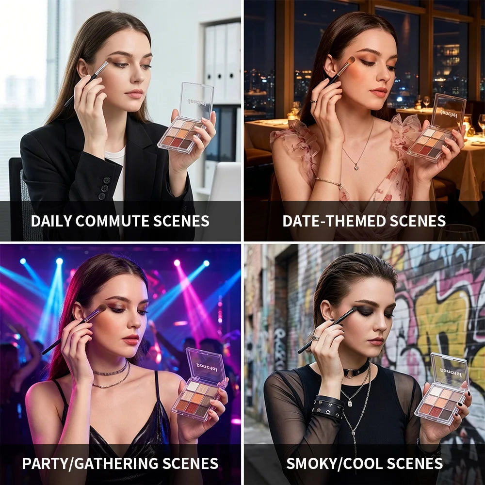 Daily Makeup Eyeshadow Palette with Long Lasting Coordinated Shades