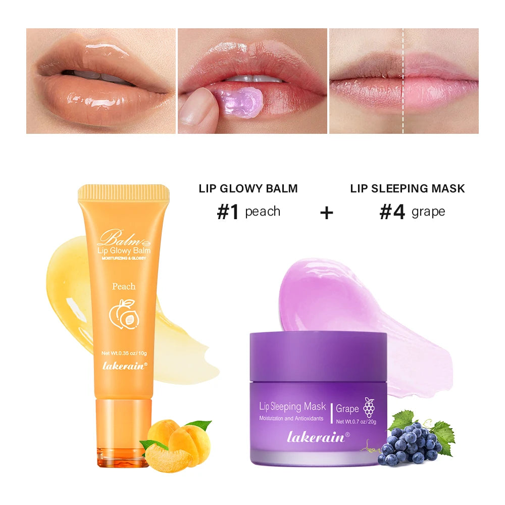 Daily Care Lip Balm and Mask Set for Smooth and Hydrated Lips