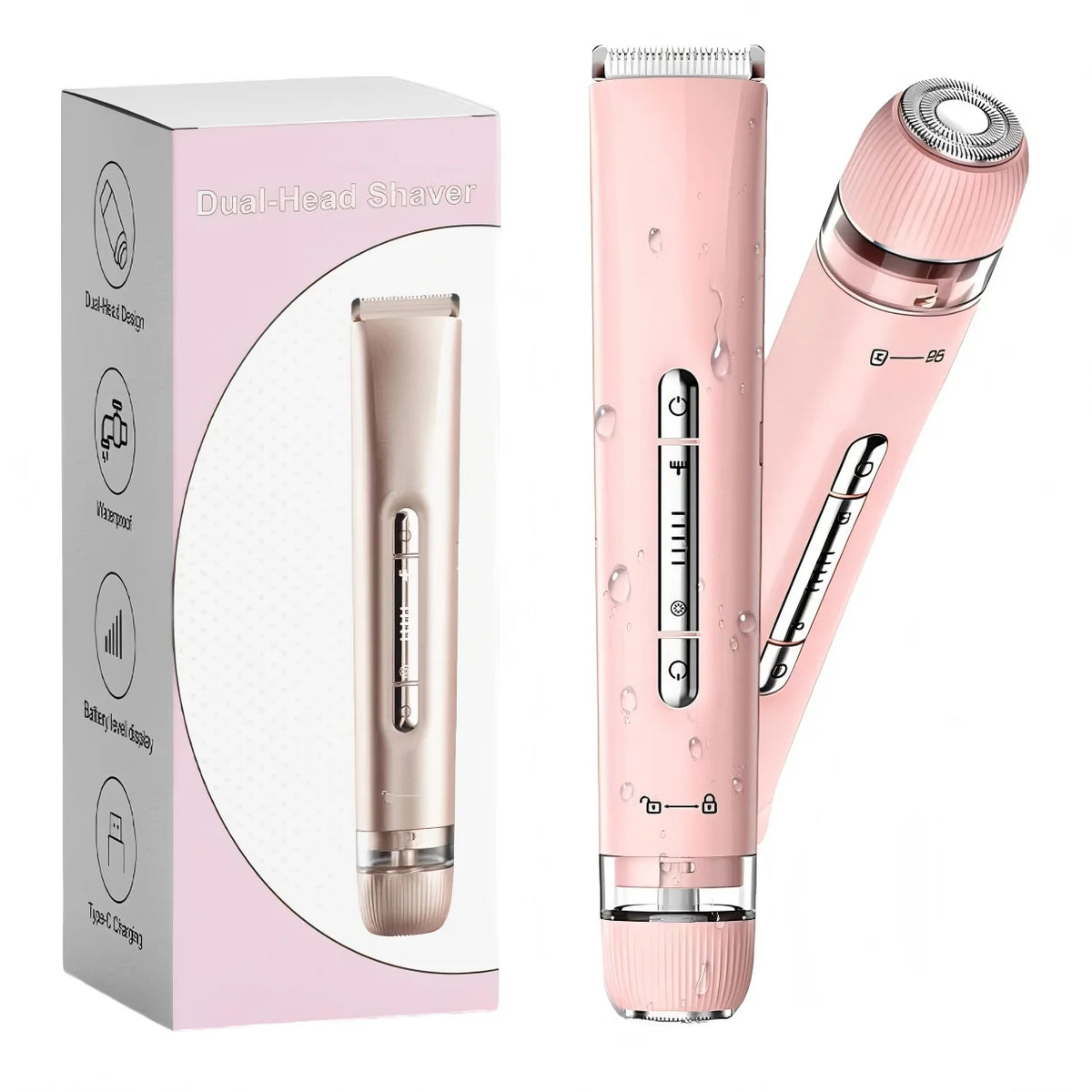 Bathroom Shaving Bikini Trimmer for Women Painless Hair Remover Razor