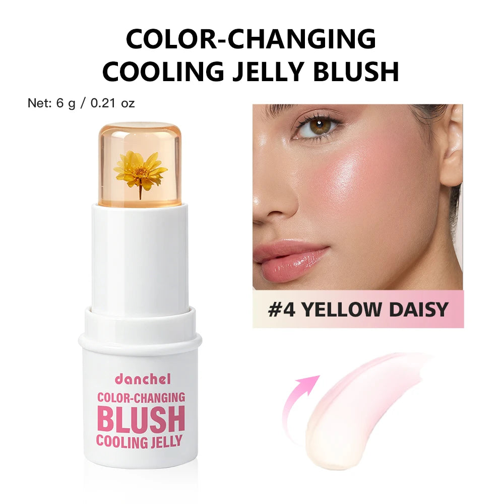 Daily Makeup Color Changing Jelly Blush Stick with Deep Hydration - 23