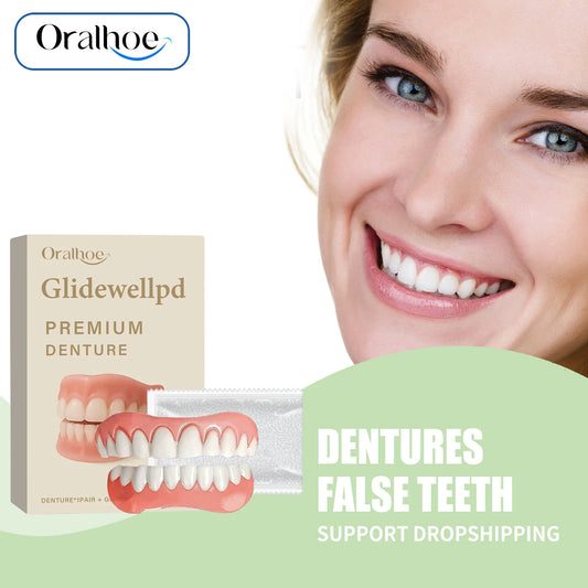 For Missing Teeth Silicone False Teeth Dentures for a Confident Smile