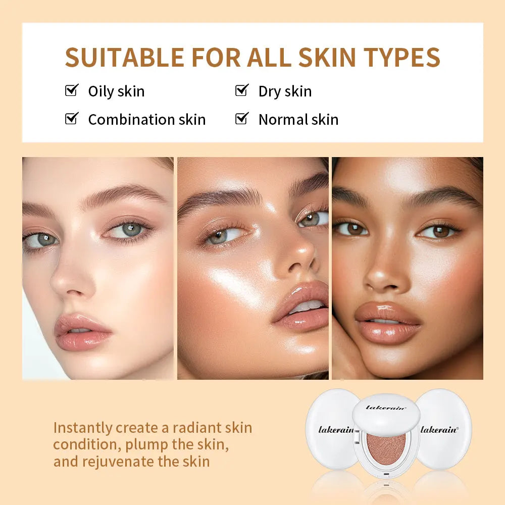 Korean Makeup Glow Cream Cushion Foundation for Natural Coverage - 5
