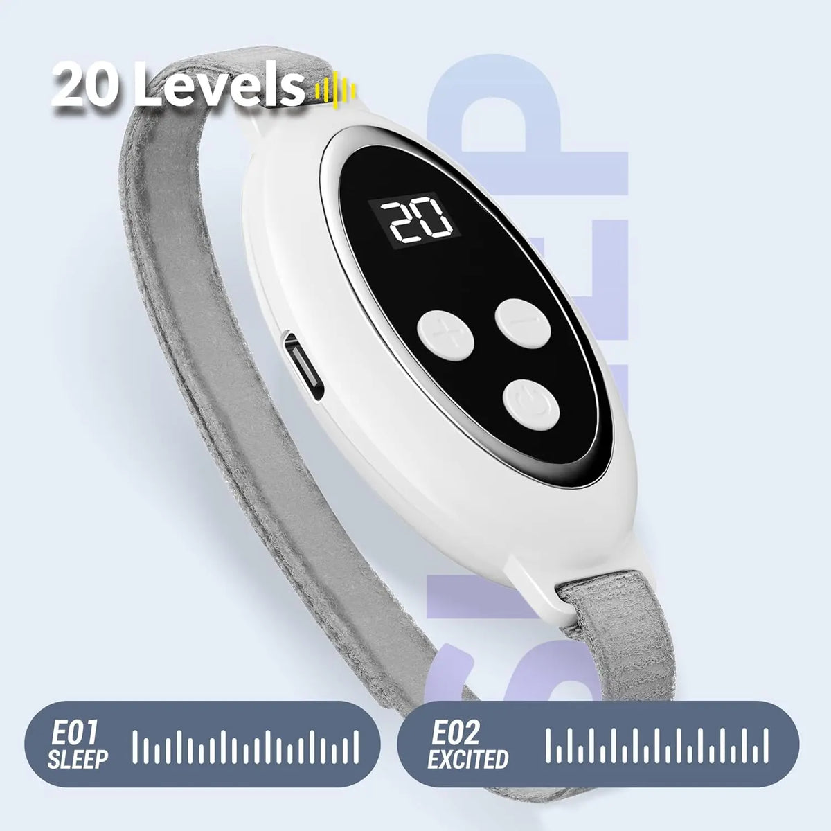 Better Sleep Handheld Microcurrent Pulse Massager for Relaxation Support