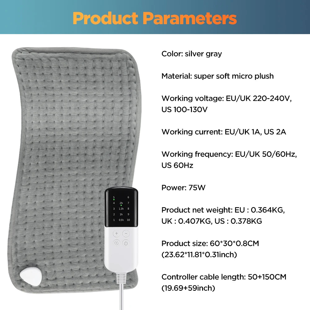 Bed And Sofa Electric Heating Pad For Quick Warmth And Comfort - 19