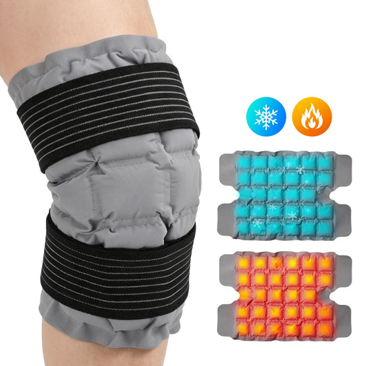 Joint Recovery Knee Ice Pack Wrap for Hot and Cold Therapy Relief