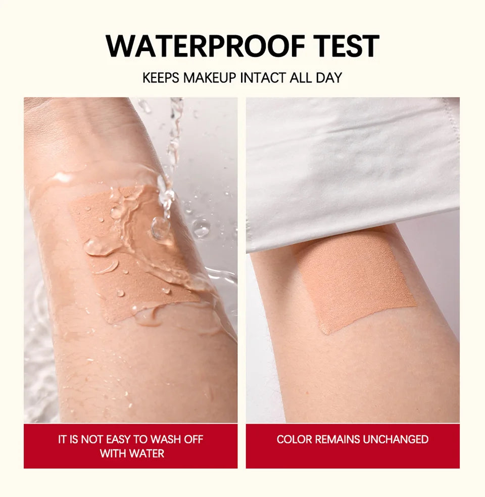 Daily Makeup Blur Base Balm and Dual Brush for Natural Finish Coverage