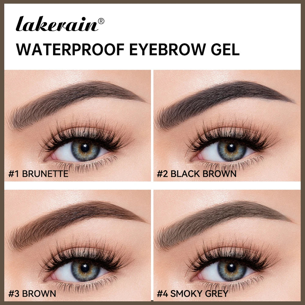 Daily Makeup Routine Waterproof Eyebrow Gel Set for Natural Long-Lasting Wear - 4