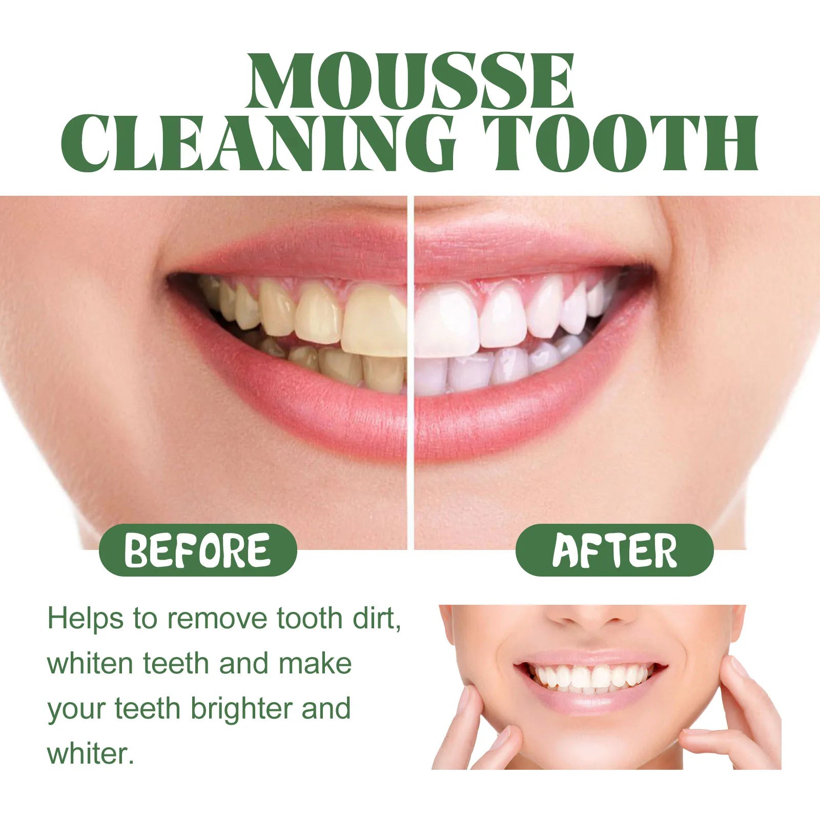 Daily Routine Whitening Foaming Toothpaste for Stain Removal and Fresh Breath - 13
