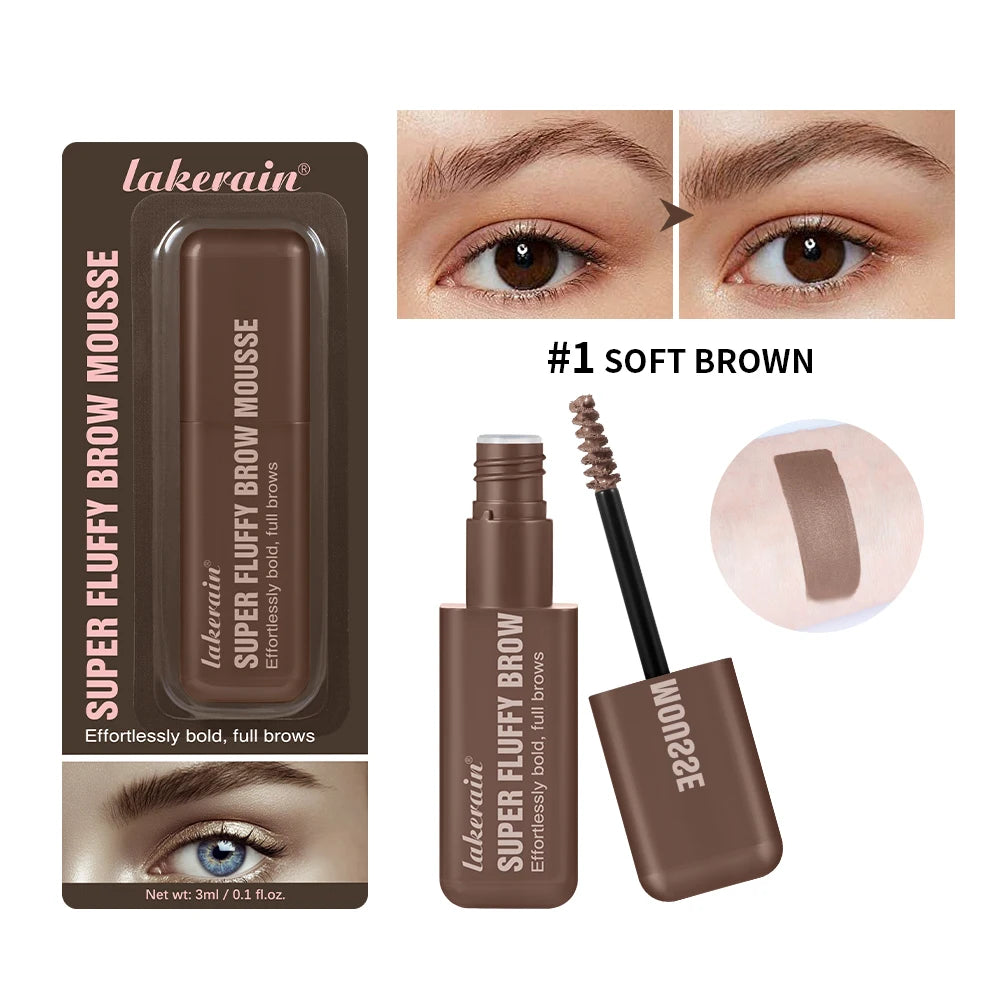 Daily Makeup Routine Waterproof Eyebrow Mousse for Thick Fluffy Brows - 23