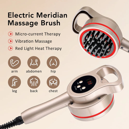 At Home Electric Meridian Brush Massager for Body Slimming and Relaxation